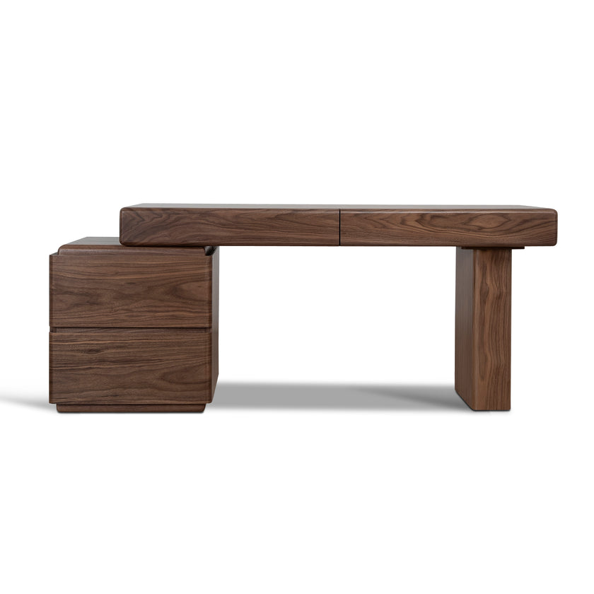 COT12391-CN 1.6m Office Desk - Walnut Veneer