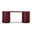 COT12393-CN 1.9m Office Desk - Burgundy Red
