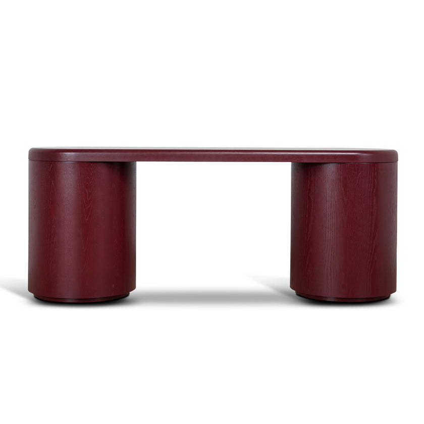 COT12393-CN 1.9m Office Desk - Burgundy Red