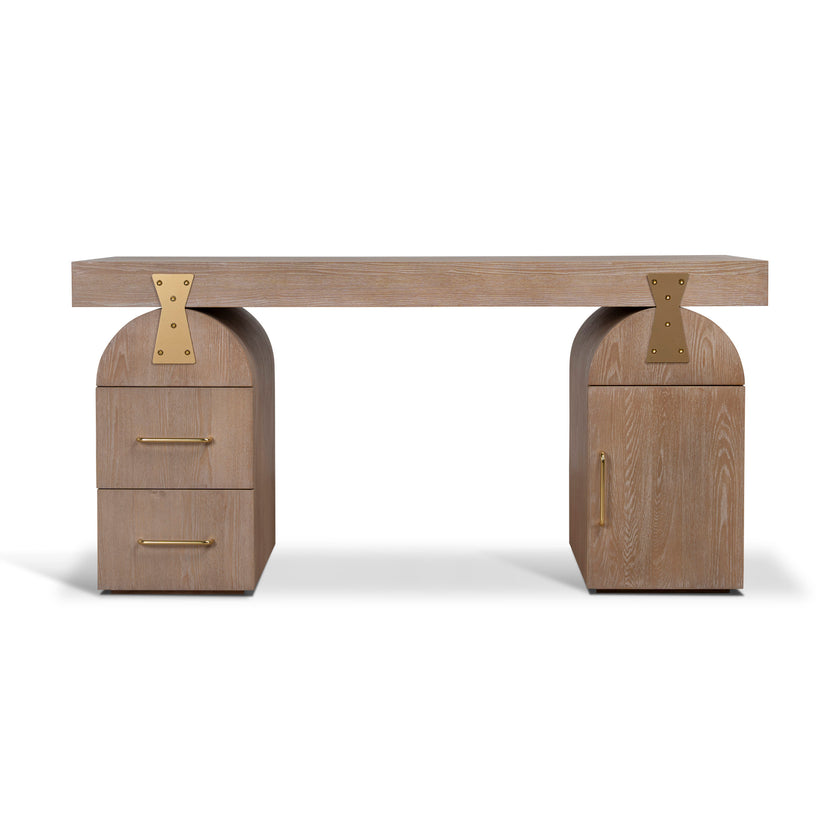 COT12655-NI 1.55m New Elm Home Office Desk - Natural