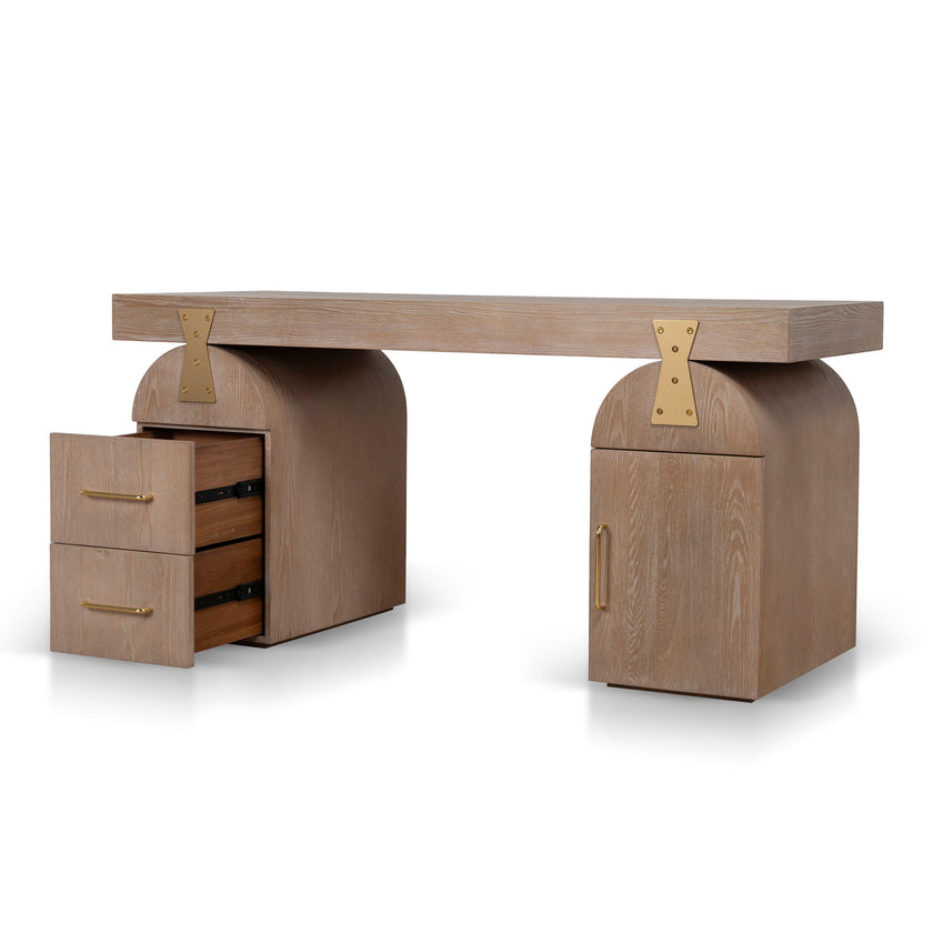 COT12655-NI 1.55m New Elm Home Office Desk - Natural