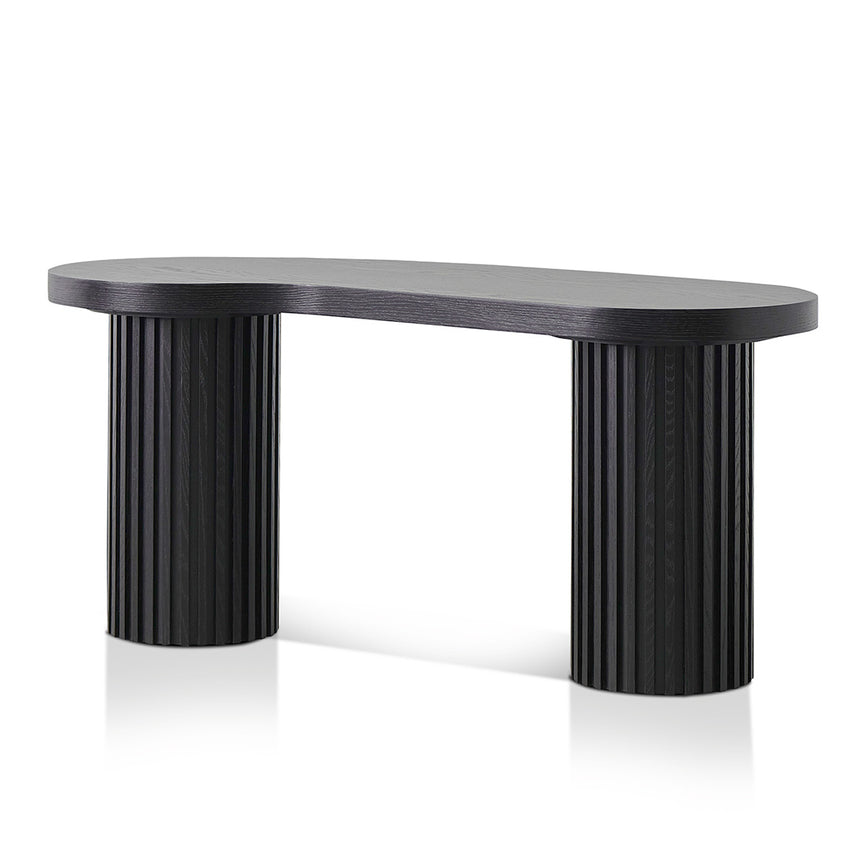 CST8296-NI Round Side Table - Full Black