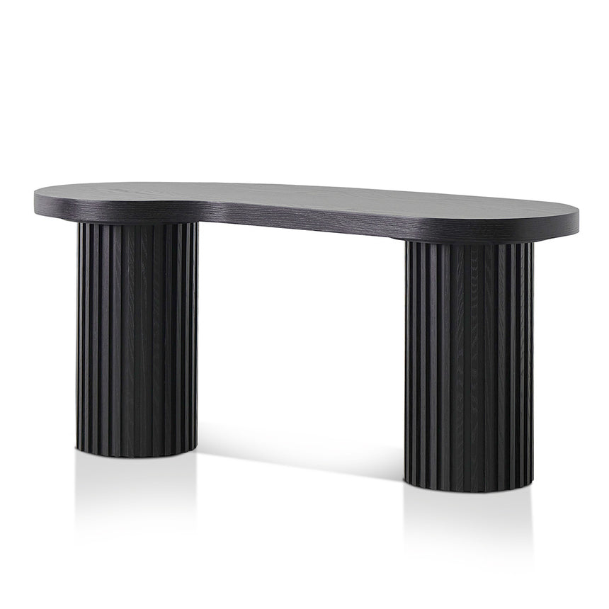 COF2589-BS 120cm Glass Home Office Desk - Brushed Gold Base