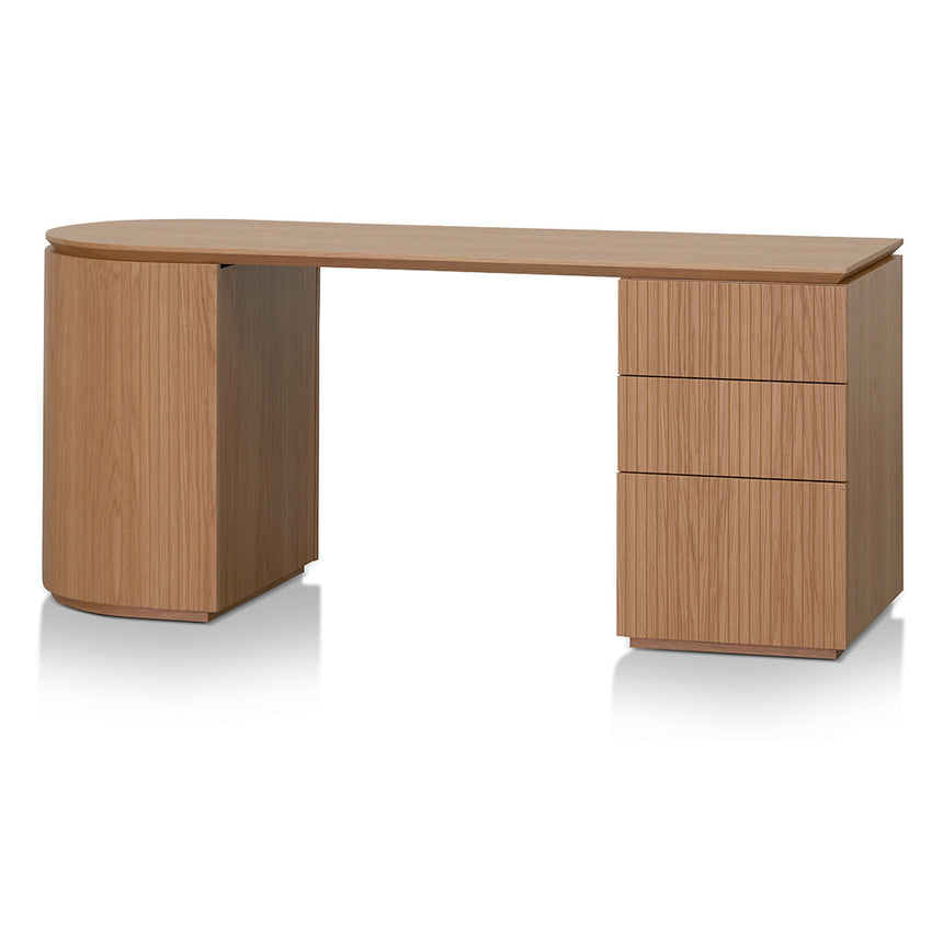 COT2094-SN 180cm Executive Office Desk With Left Return - Natural