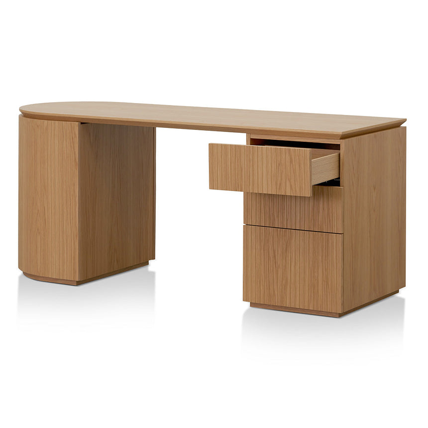 Ex Display - COT8242-CN 1.77m Right Drawer Office Desk - Natural Oak