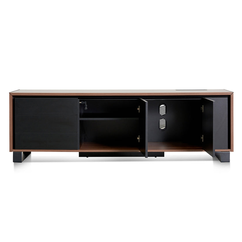 COT8349-SN 2.3m Left Return Office Desk - Walnut