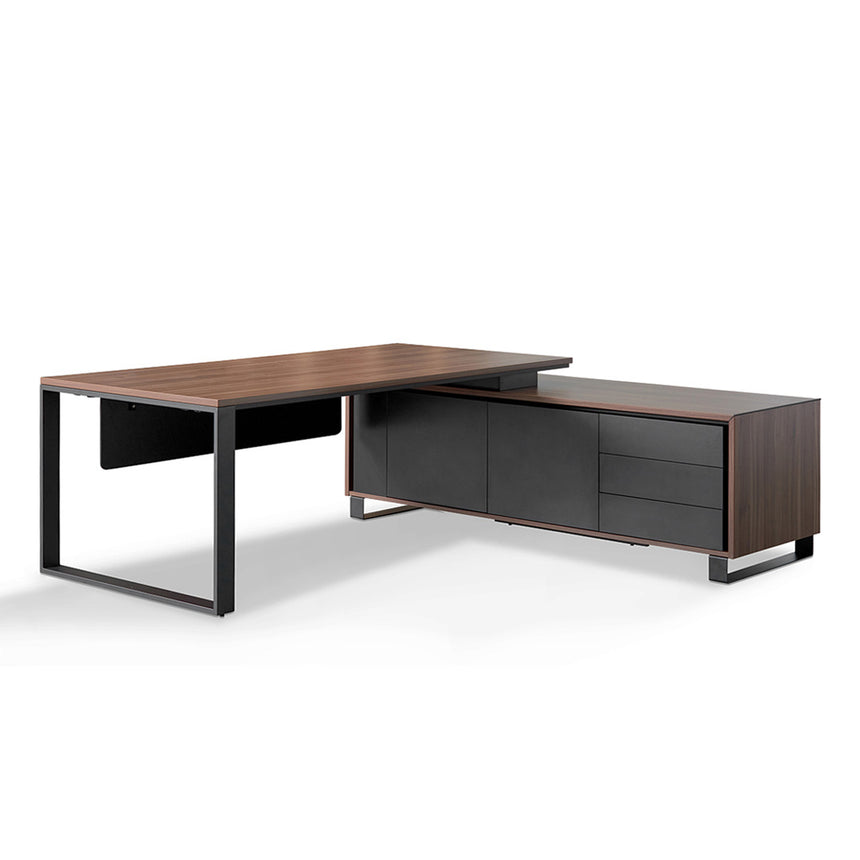 COT8912-SN 2.4m Oval Meeting Table - Walnut