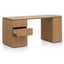 COT8481-CN 1.77m Left Drawer Office Desk - Natural Oak