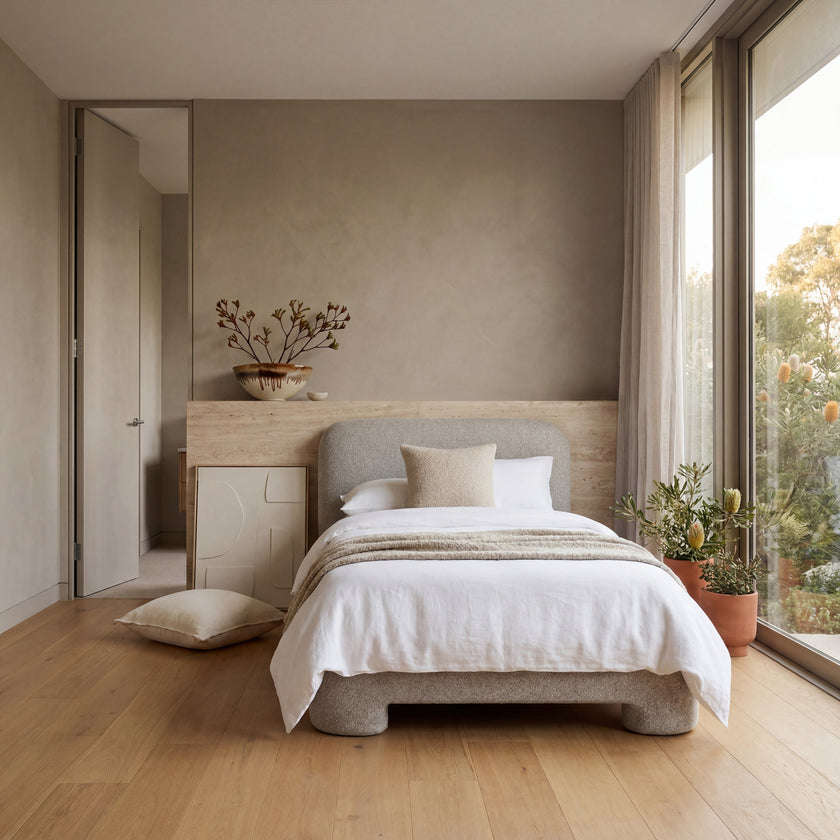 CBD10229-YO Single Bed Frame - Clay Grey