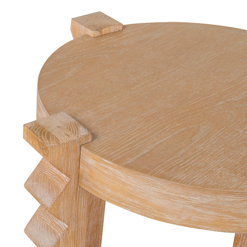 CST10043-NI Round Side Table - Natural