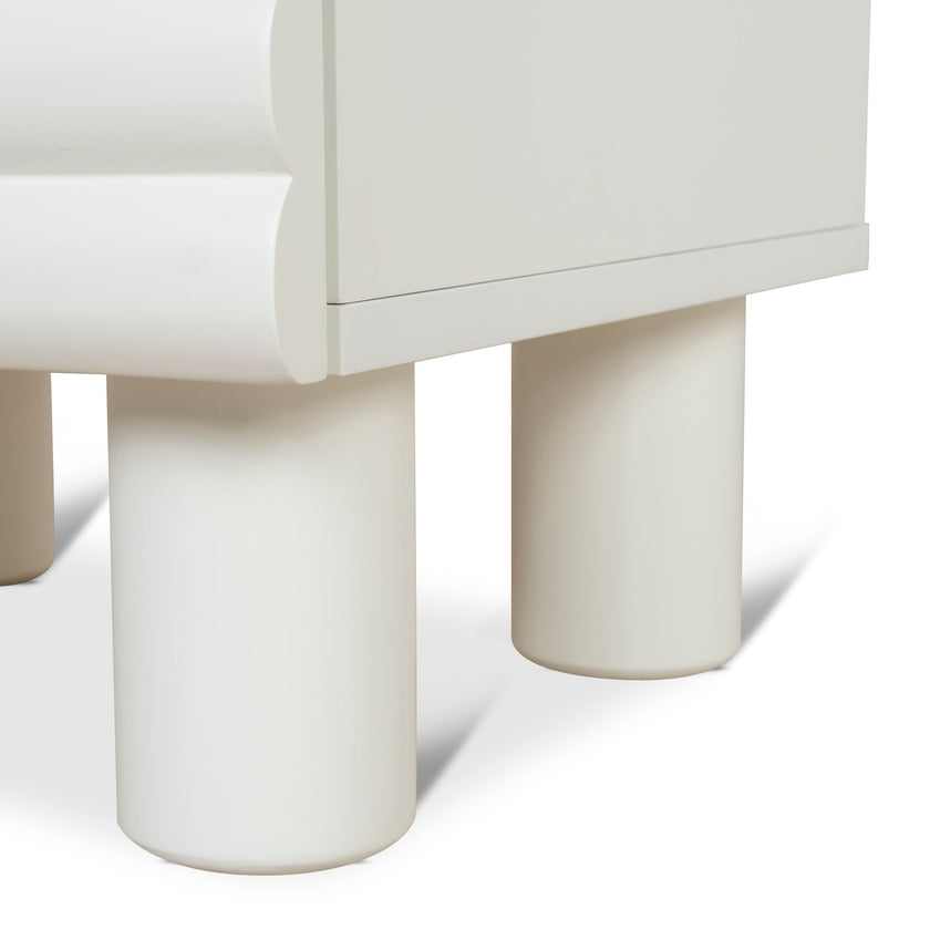 Ex Display - CST10074-KD 48cm Bedside Table - White