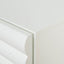 CST10074-KD 48cm Bedside Table - White