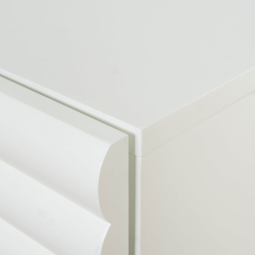 CST10074-KD 48cm Bedside Table - White