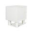 CST10074-KD 48cm Bedside Table - White