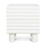 CST10074-KD 48cm Bedside Table - White
