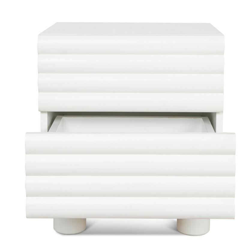 Ex Display - CST10074-KD 48cm Bedside Table - White