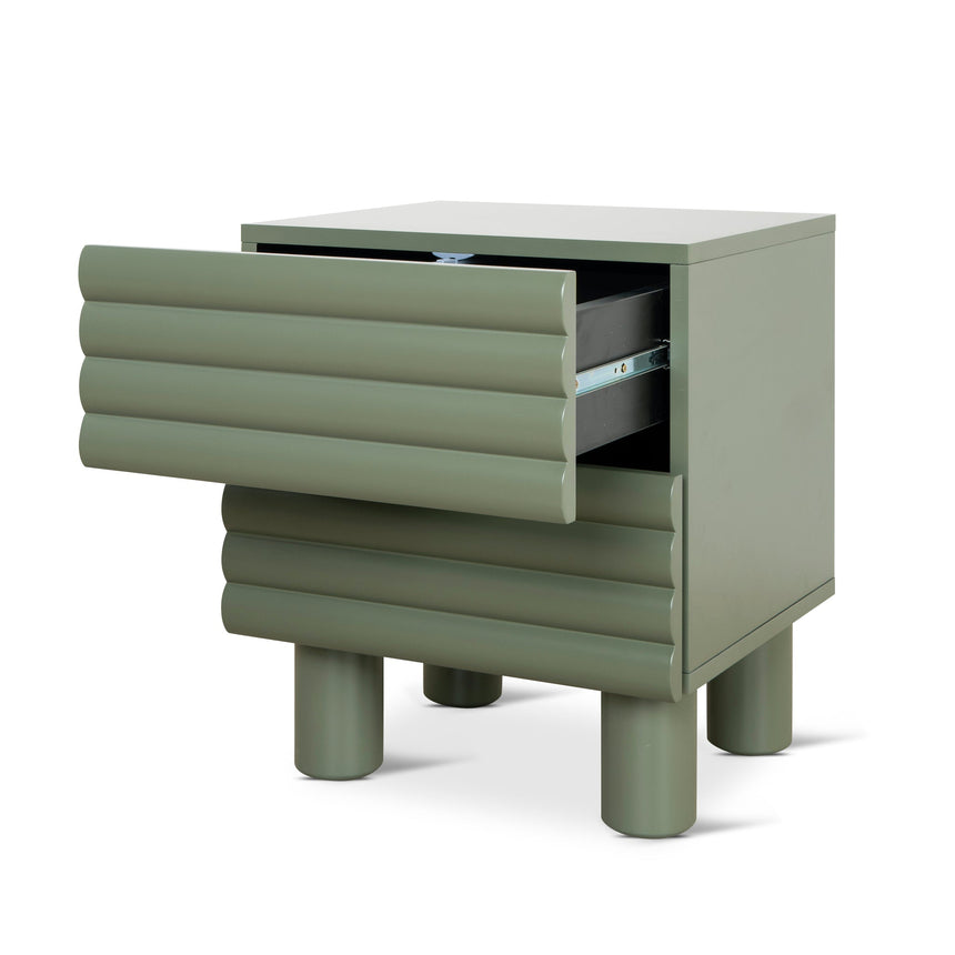 CST10075-KD 48cm Bedside Table - Green