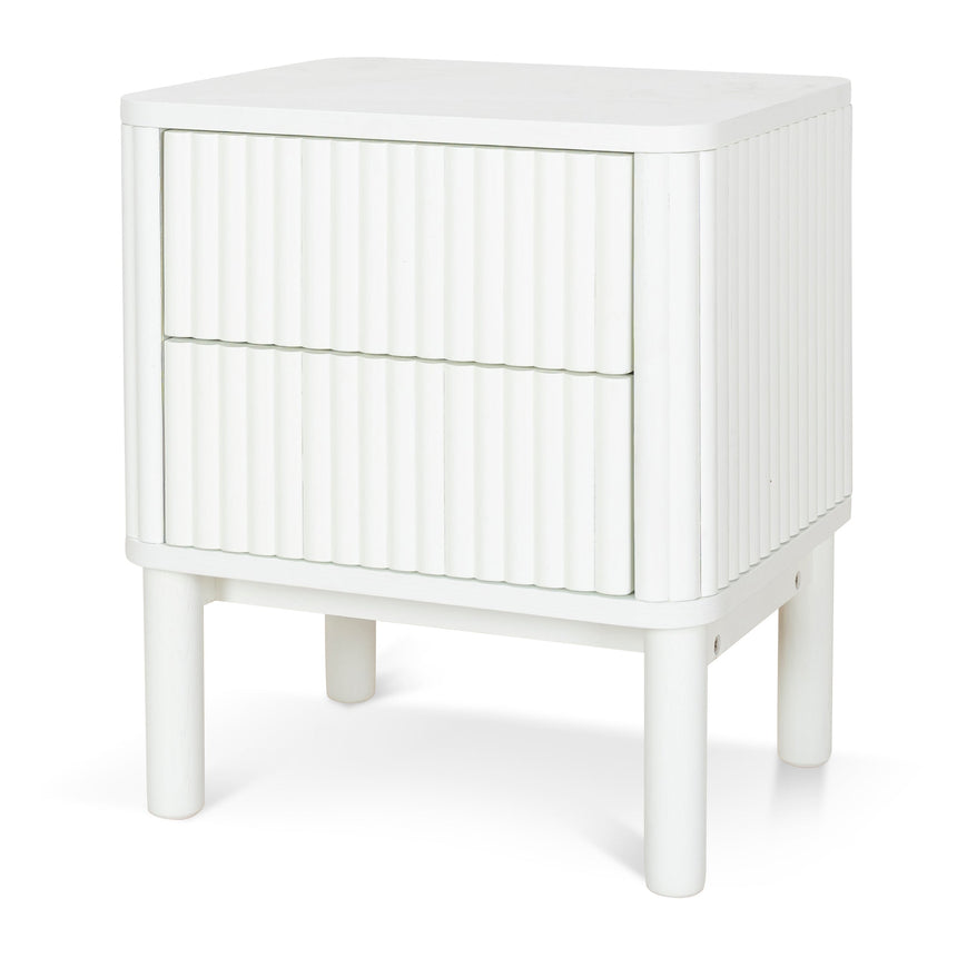 CST8803-NY 42cm Fibre Glass Side Table - White