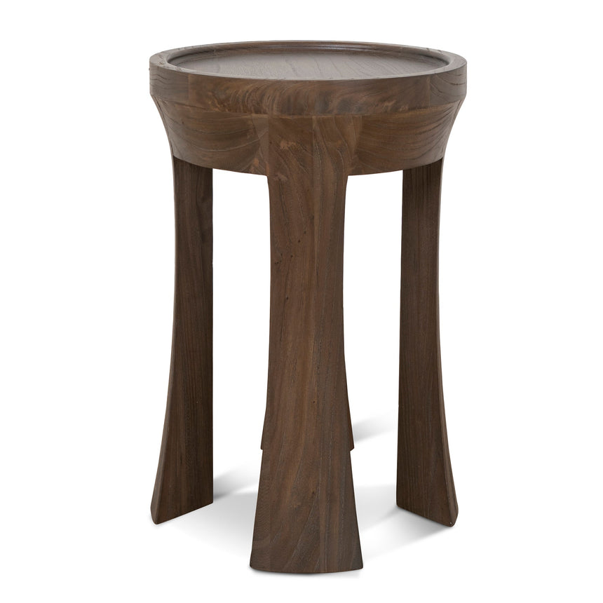 CST8976-CN 50cm Round Side Table - Full White