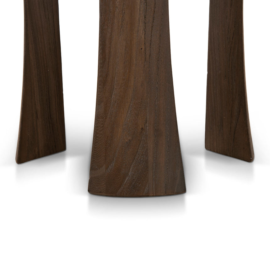 Ex Display - CST10117-NI 34.5cm Round Side Table - Walnut