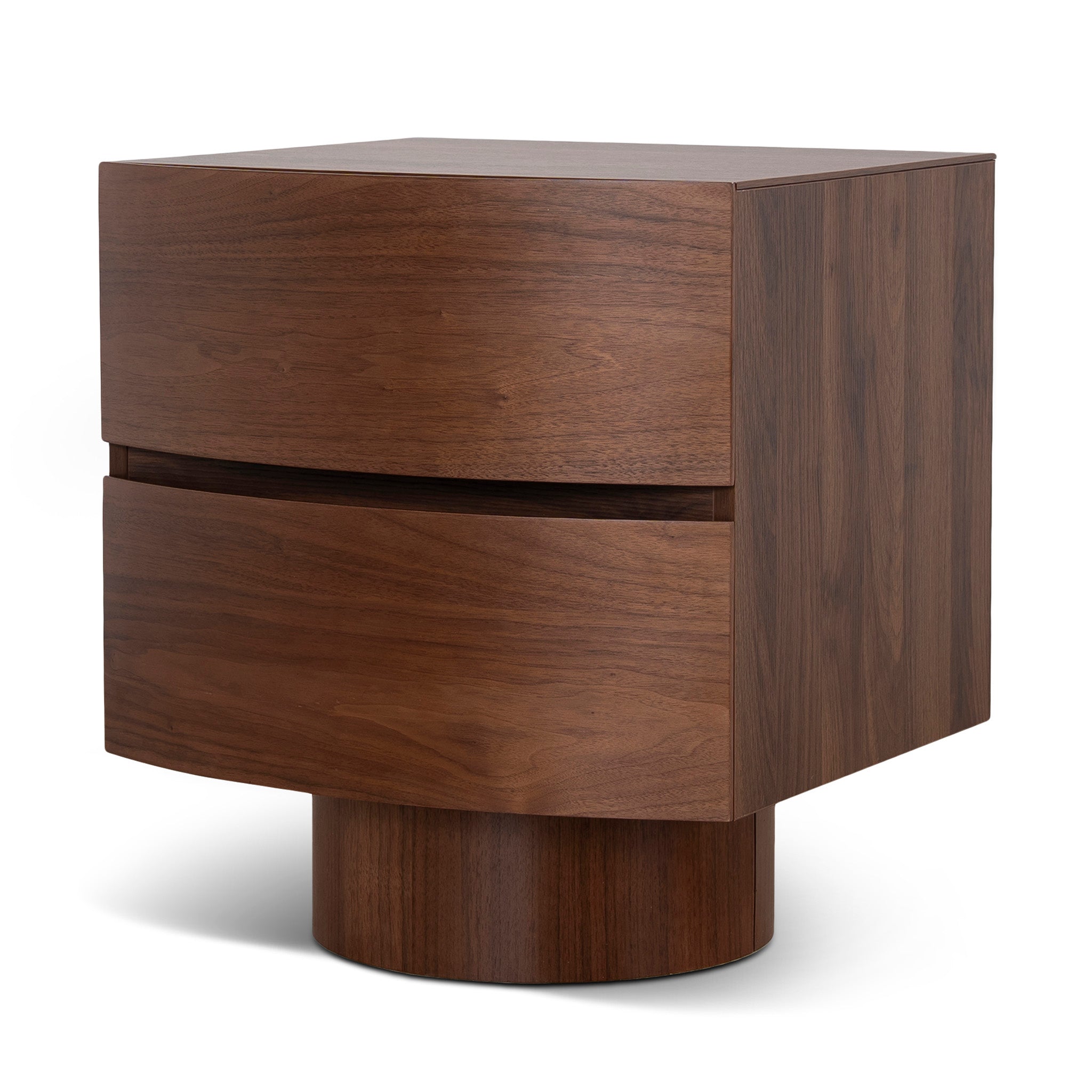 CST10245-IG 48cm Bedside Table - Walnut | Calibre Furniture