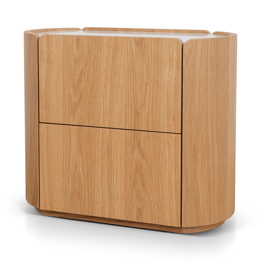 CST10245-IG Bedside Table - Walnut