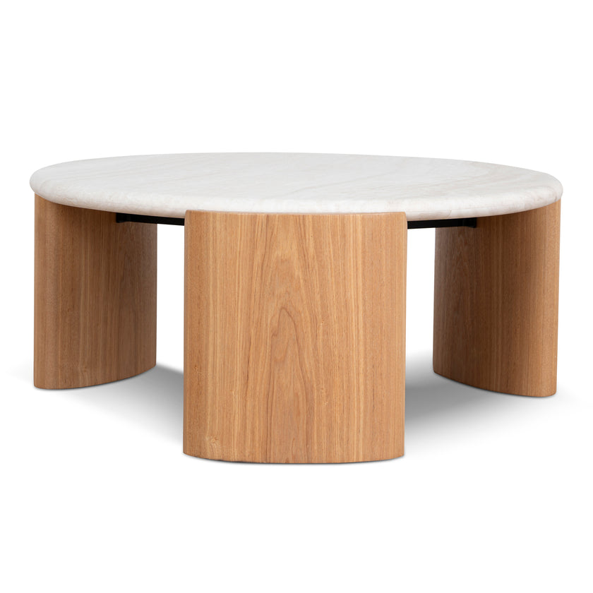 CST10317-NY Nested Marble Coffee Table - Natural