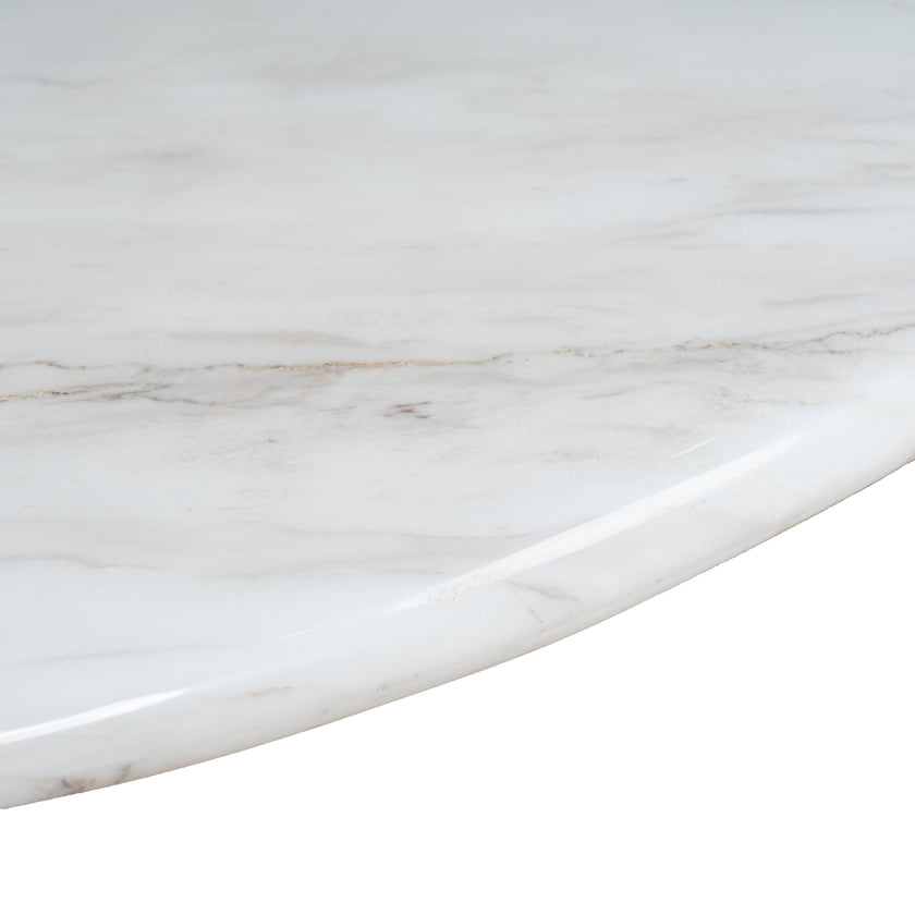CST10318-NY Nested Carrara Marble Coffee Table - Natural