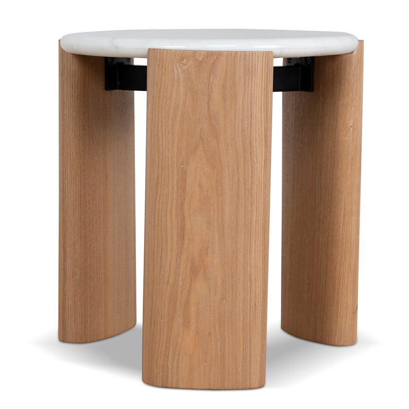 CST10318-NY Nested Carrara Marble Coffee Table - Natural