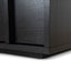 CST10380-KD 50cm Bedside Table - Black