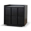 CST10380-KD 50cm Bedside Table - Black