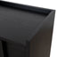 CST10380-KD 50cm Bedside Table - Black