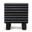 Ex Display - CST10384-KD 48cm Bedside Table - Matte Black