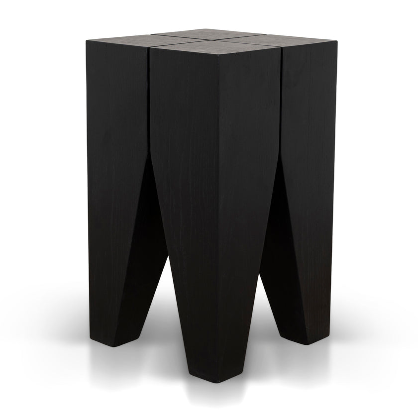 CST10426-NI 27cm Square Side Table - Full Black