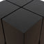 CST10426-NI 27cm Square Side Table - Full Black