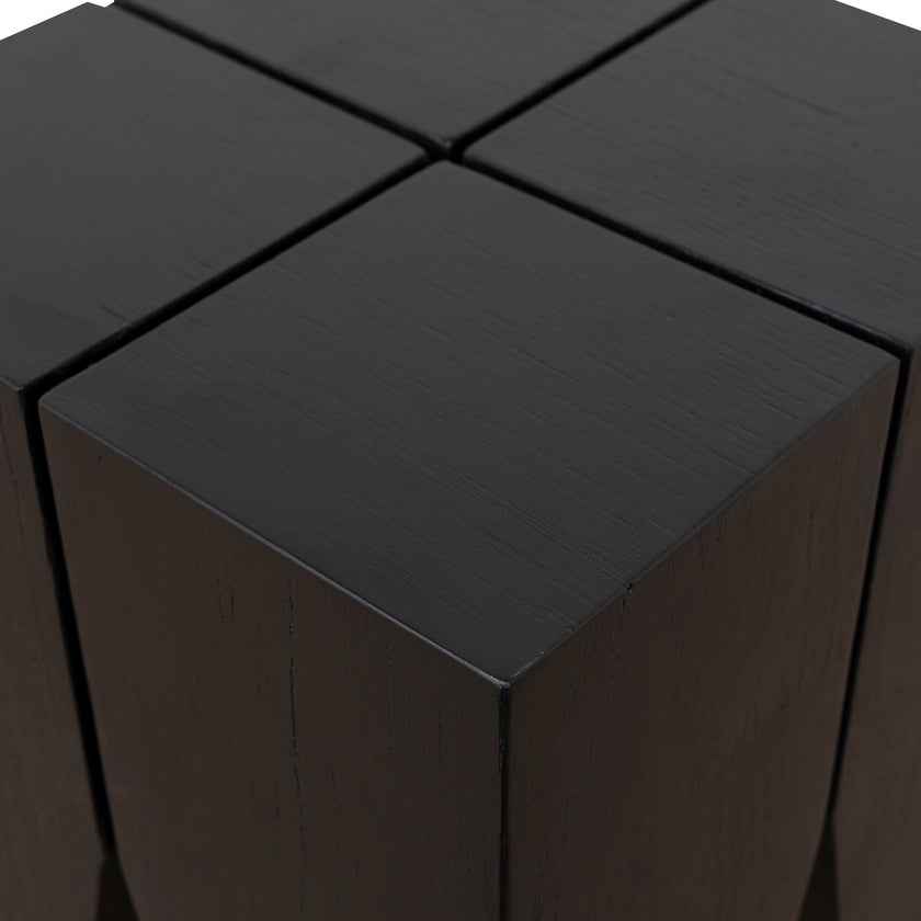 CST10426-NI 27cm Square Side Table - Full Black
