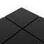 CST10426-NI 27cm Square Side Table - Full Black