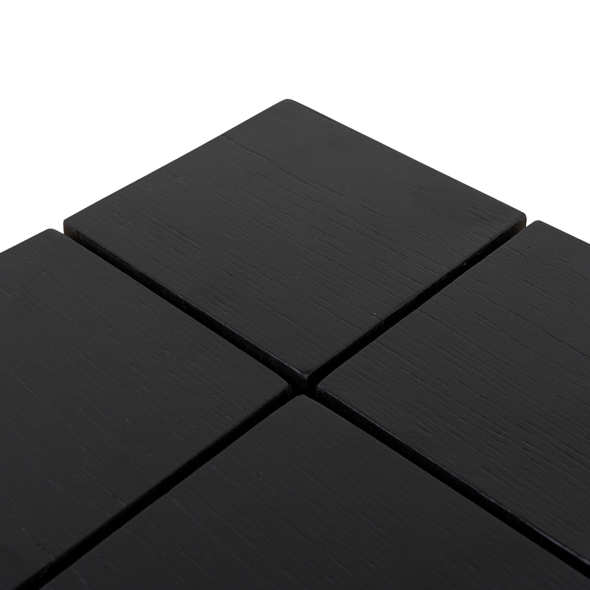 CST10426-NI 27cm Square Side Table - Full Black