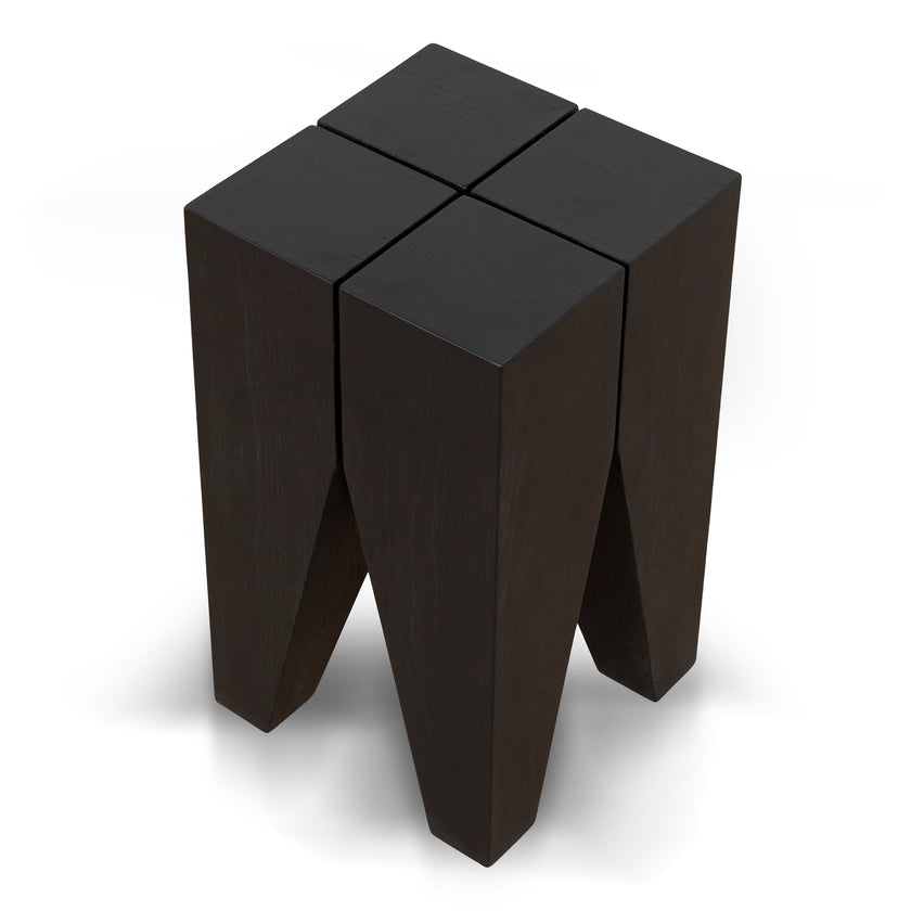 CST10426-NI 27cm Square Side Table - Full Black