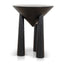 Ex Display - CST10427-NI 45cm Round Side Table - Full Black