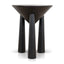 Ex Display - CST10427-NI 45cm Round Side Table - Full Black