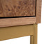 CST10429-NI 50cm Square Bedside Table - Natural