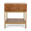 CST10429-NI 50cm Square Bedside Table - Natural