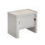 CST10539-IG Glass Top Bedside Table - Warm Grey
