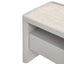 CST10539-IG Glass Top Bedside Table - Warm Grey