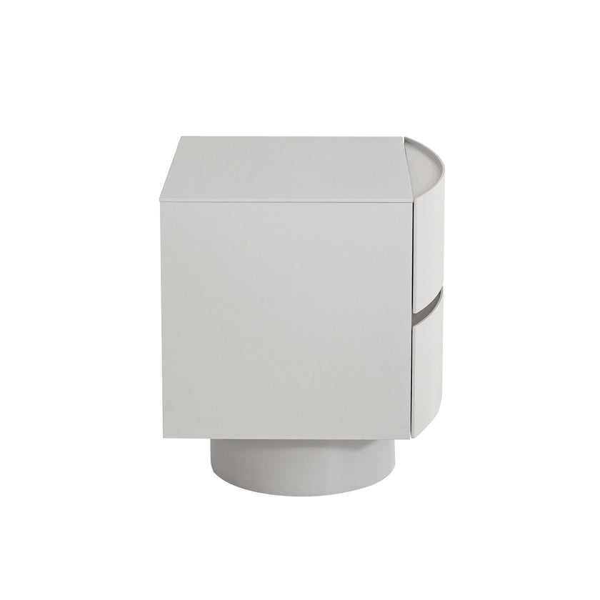 CST10540-IG Bedside Table - Warm Grey