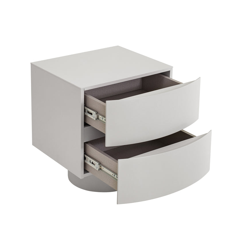 CST10540-IG Bedside Table - Warm Grey