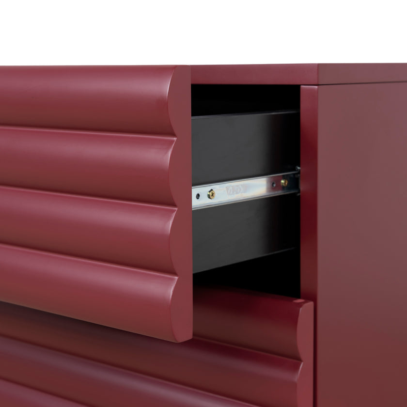 Ex Display - CST10592-KD 48cm Bedside Table - Red