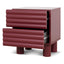Ex Display - CST10592-KD 48cm Bedside Table - Red