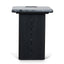 Ex Display - CST10613-MK 40cm Marble Side Table - Black